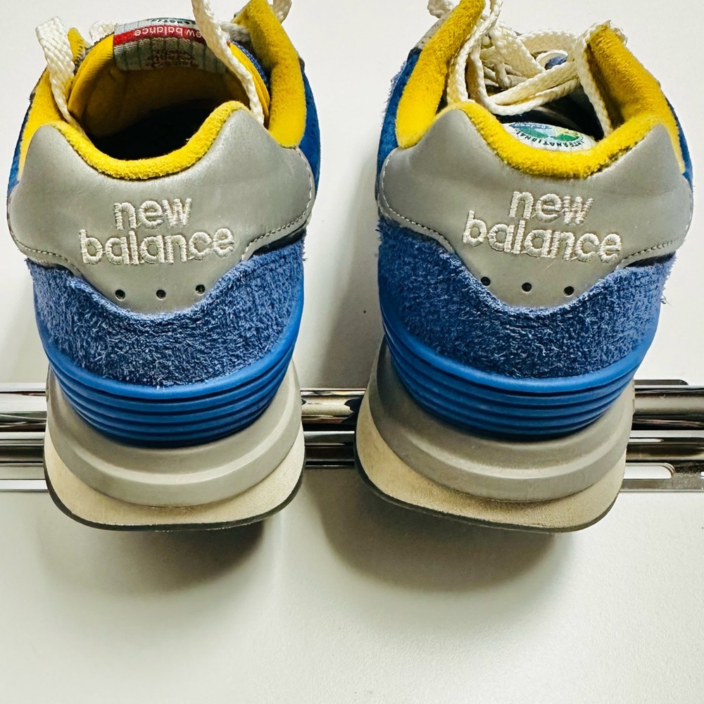 New Balance Bodega x 574 Blue Suede Sneakers - Picture 5 of 6